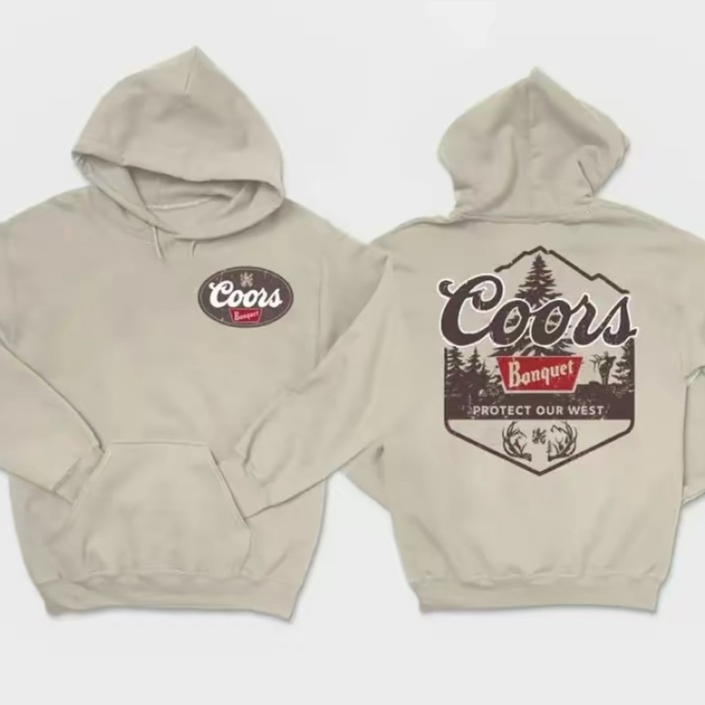 Coors Banquet Beige Hoodie